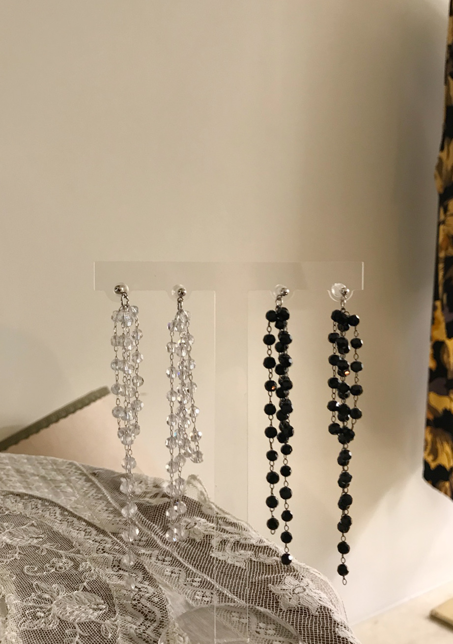 Crystal Drop Earrings Bling Bling Cubic Party Quiz