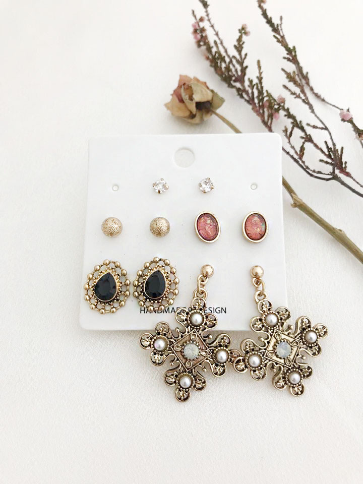 ROSE ANTIQUE 10 PIECE SET Earrings Colorful jewele