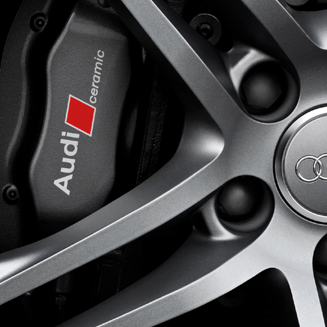 아우디세라믹 캘리퍼스티커 Audi 브레이크 전용데칼 100x20mm - 상품 이미지