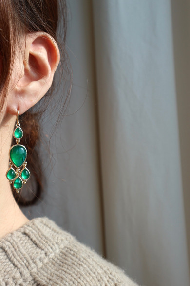 Non-nickel jelly drop water vintage chandelier 924