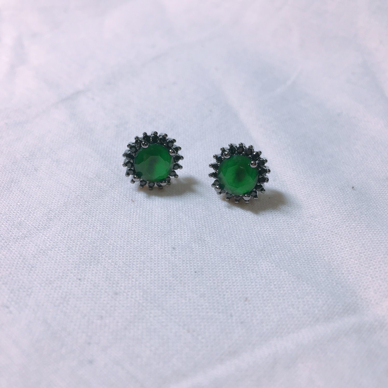Lucille Green Cubic Earring LKJ0994 Attractive Wom