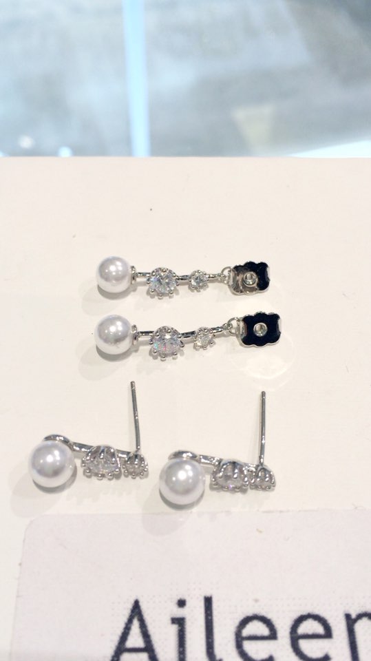 Eileen Two Way Pearl Earrings AJBE2380