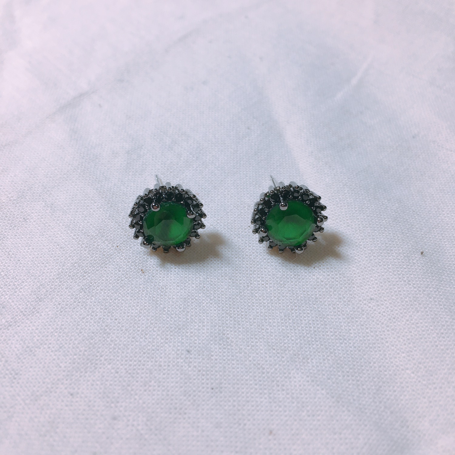 Lucille Green Cubic Earring LKJ0994 Attractive Wom