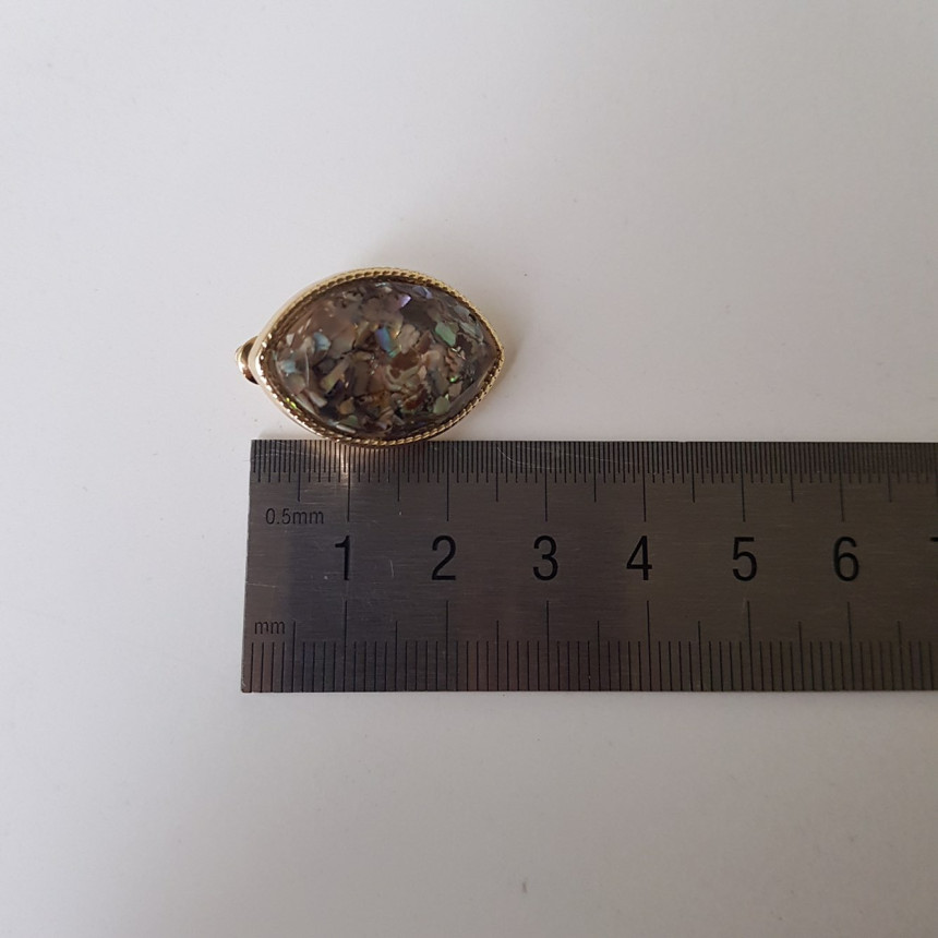 Raon mother-of-pearl Earrings Classic Look Chic Do