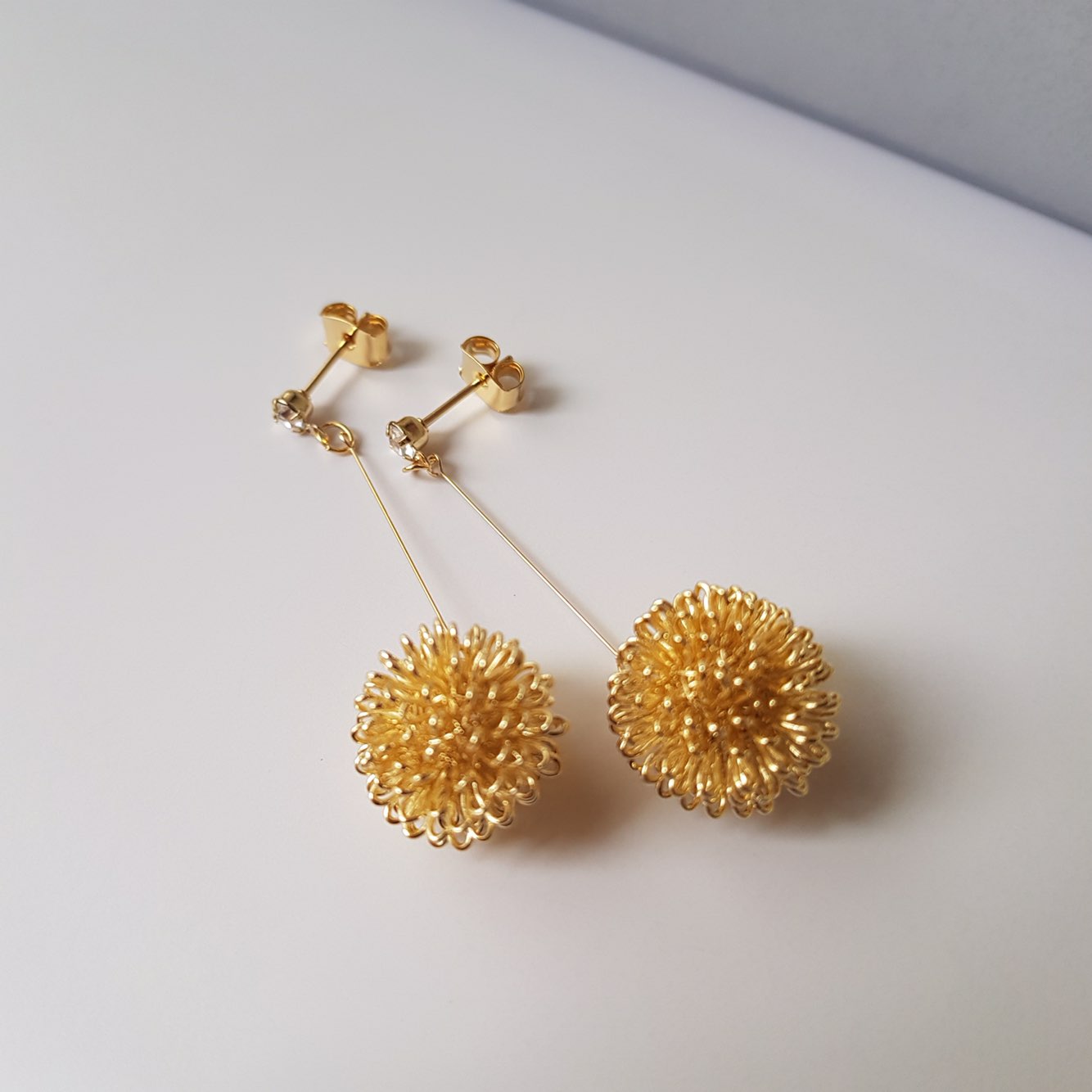 Flower Ball Drop Earrings Gully Mood Daily Cody We