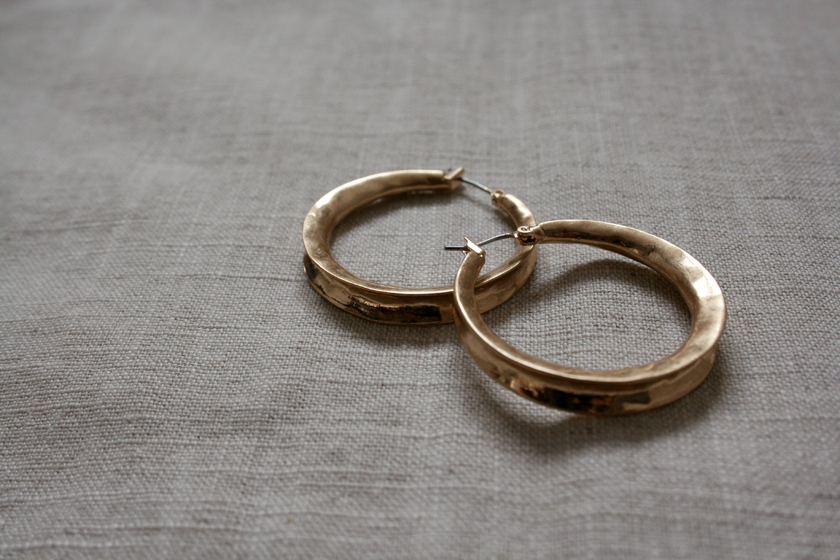 Vintage Bold Ring Earrings Antique Daily Stylish H