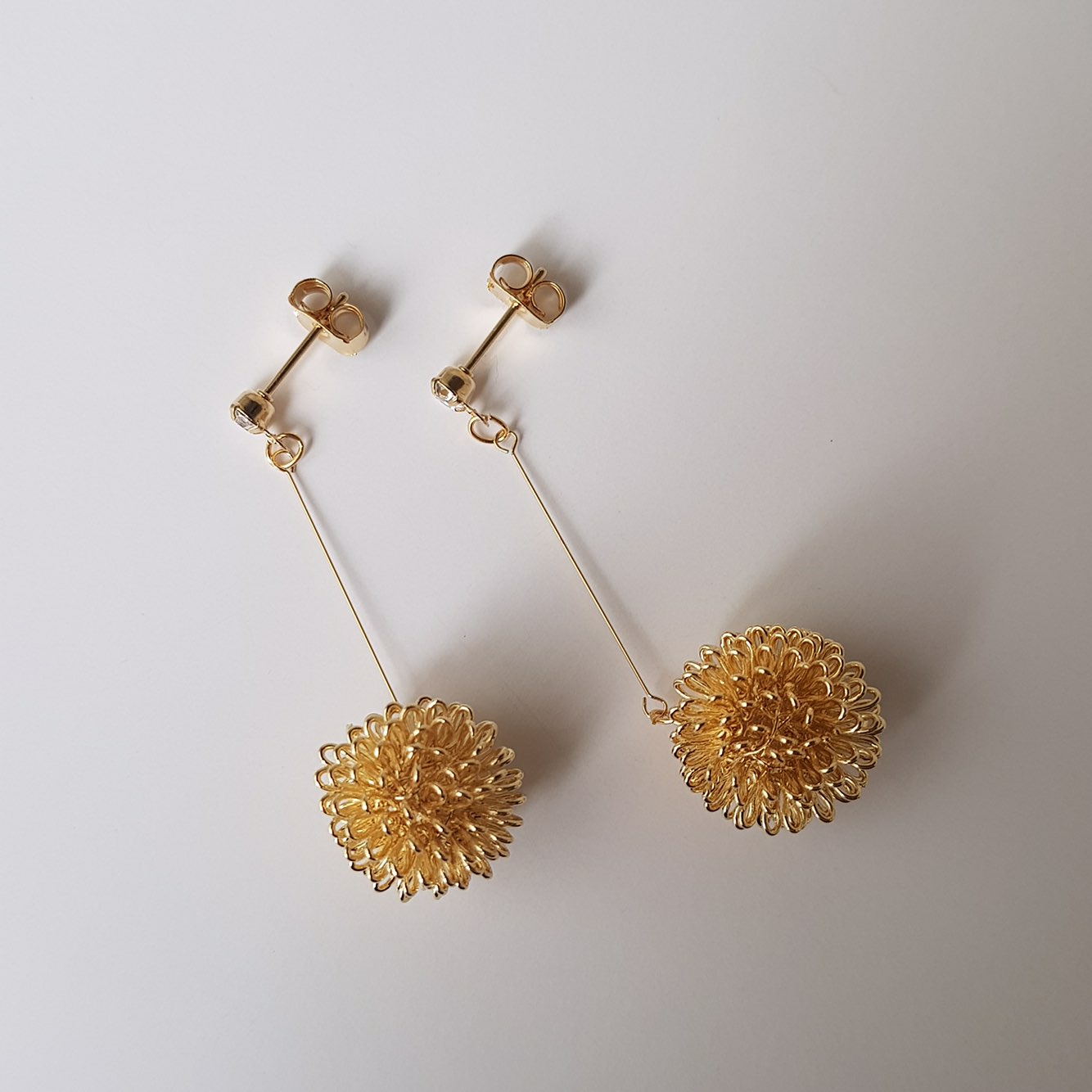 Flower Ball Drop Earrings Gully Mood Daily Cody We