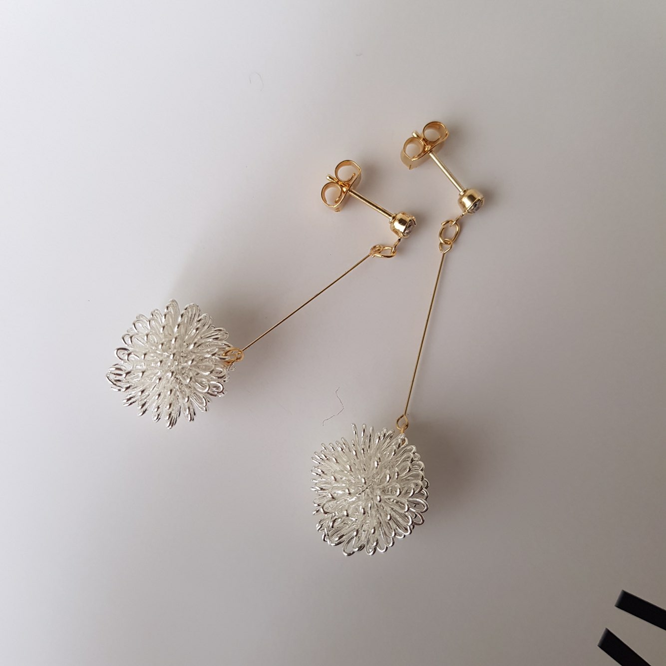 Flower Ball Drop Earrings Gully Mood Daily Cody We