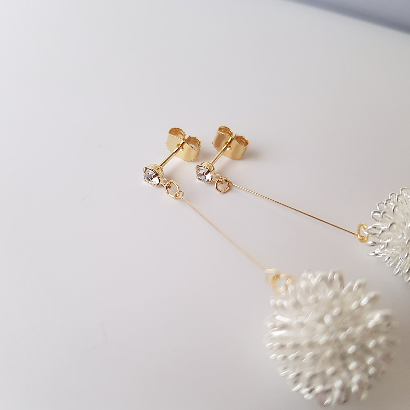 Flower Ball Drop Earrings Gully Mood Daily Cody We