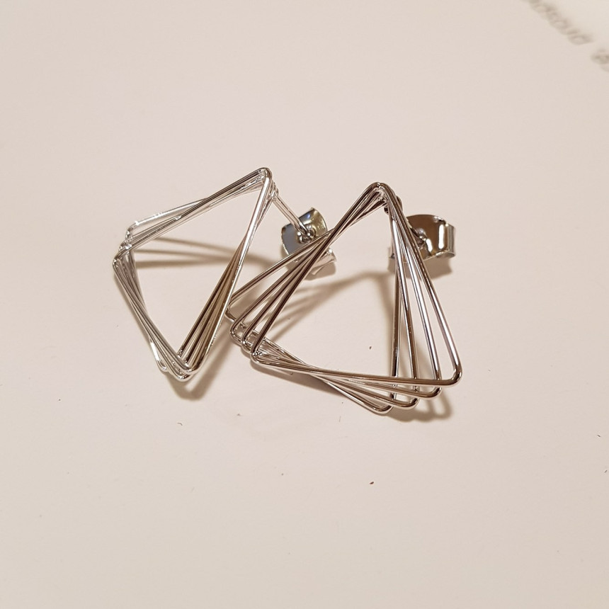 Dino Modern Drop Earrings 2color Geek Sik Dodgy St