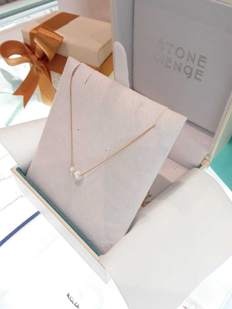 Stonehenge Yellow Gold Necklace T0274 Daily Codian