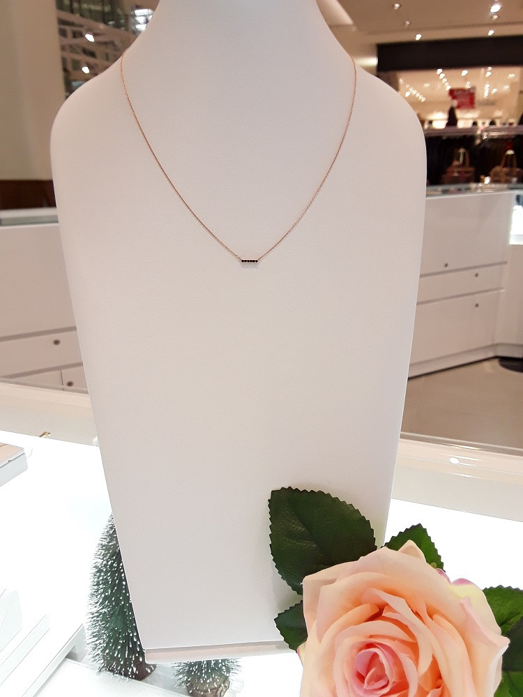 Stonehenge rose gold necklace K0800 Cozy style Sim
