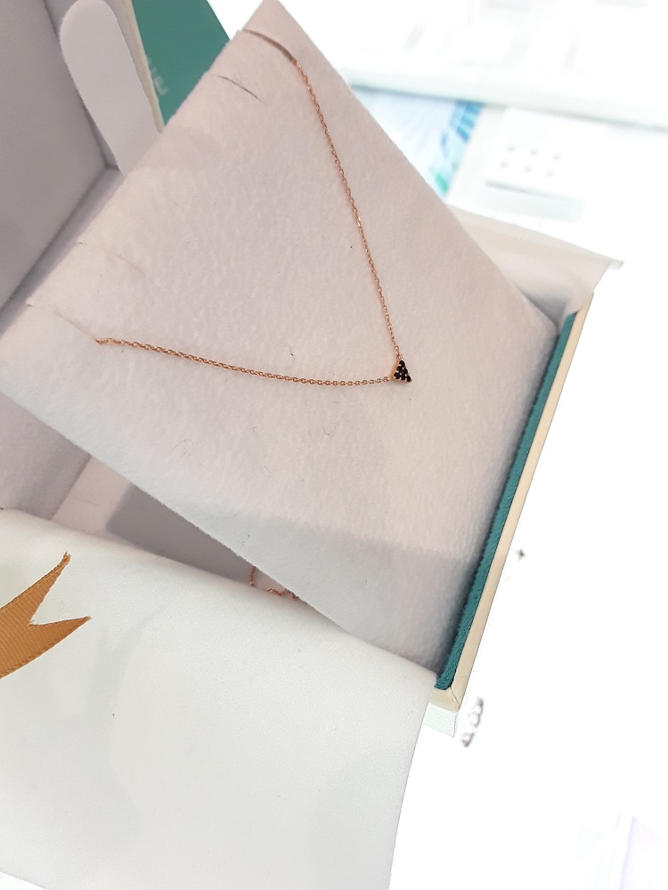 Stonehenge Rose Gold Necklace K0800