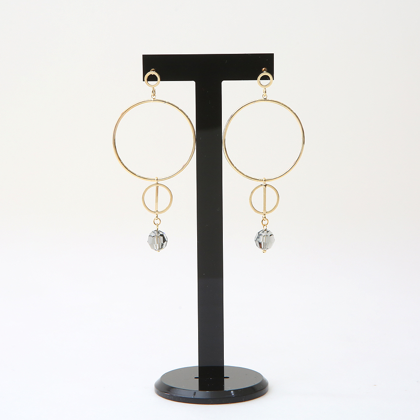 Mubas Swarovski Caraden Double Tingling Long Drop 