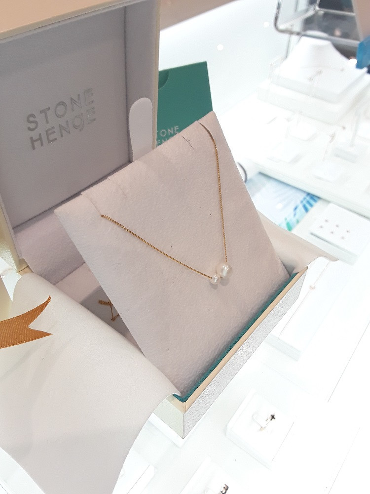 Stonehenge Yellow Gold Necklace T0274 Daily Codian