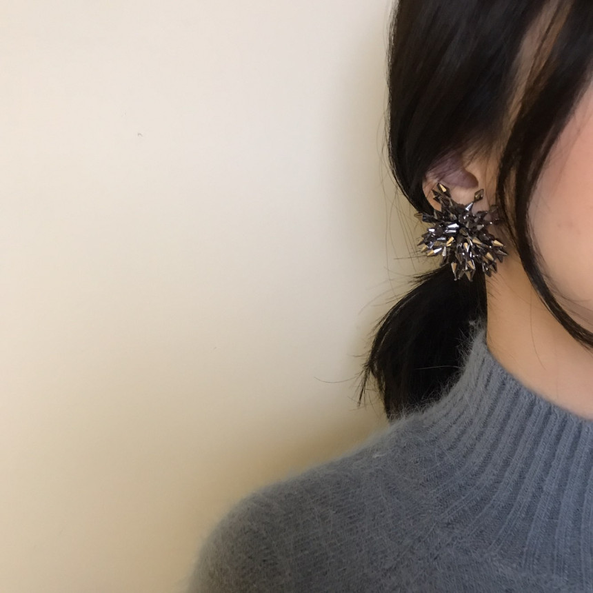 Danuby Overbearing Earrings 2color Patriotic Lovel