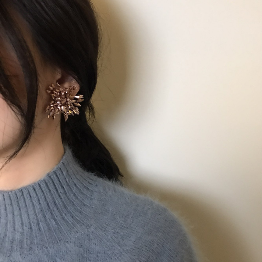 Danuby Overbearing Earrings 2color Patriotic Lovel