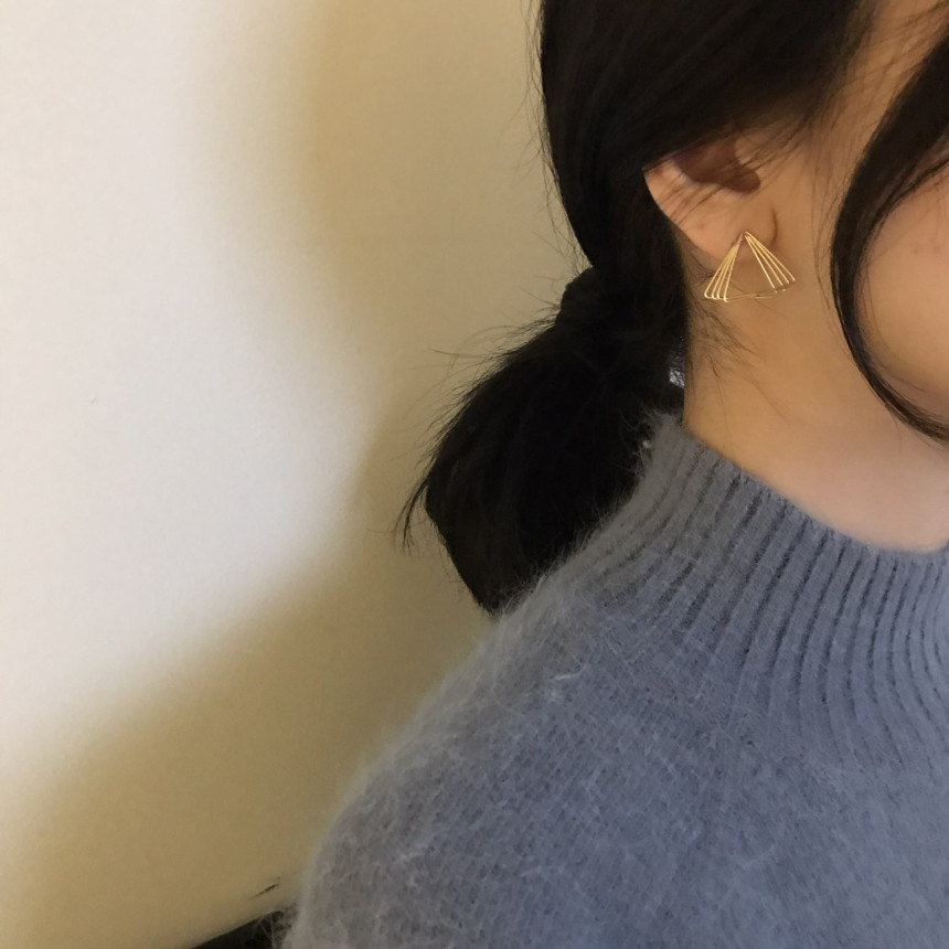 Dino Modern Drop Earrings 2color Geek Sik Dodgy St