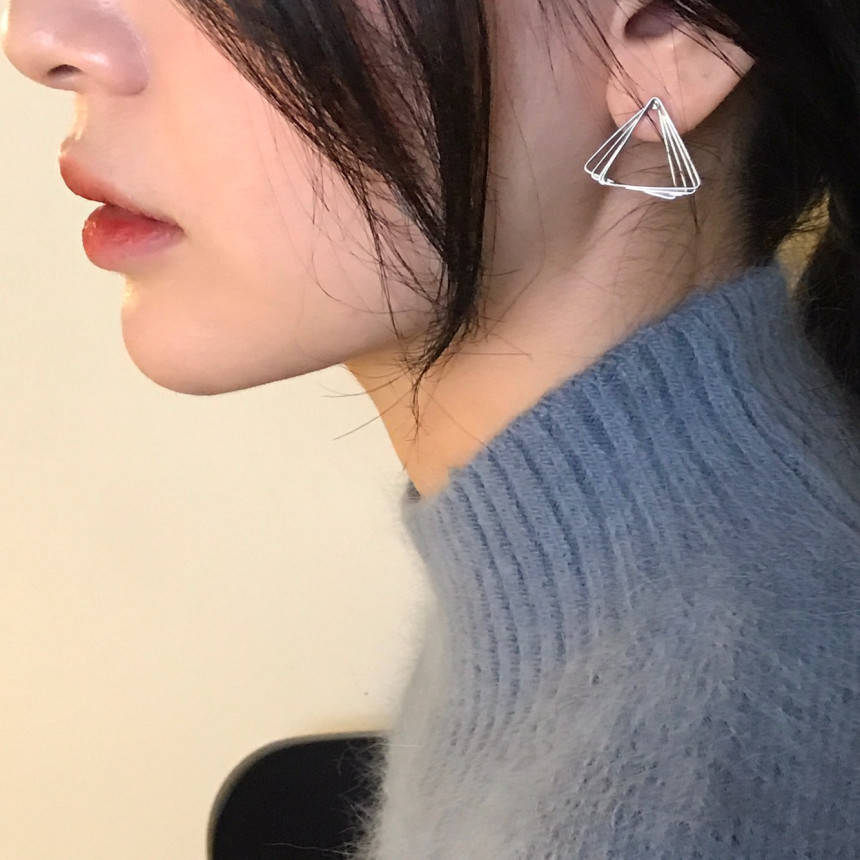 Dino Modern Drop Earrings 2color Geek Sik Dodgy St