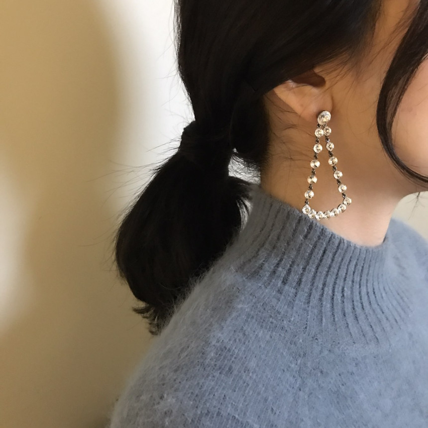 Kalina Swarovski Earrings Retro Lookmood Fashion N