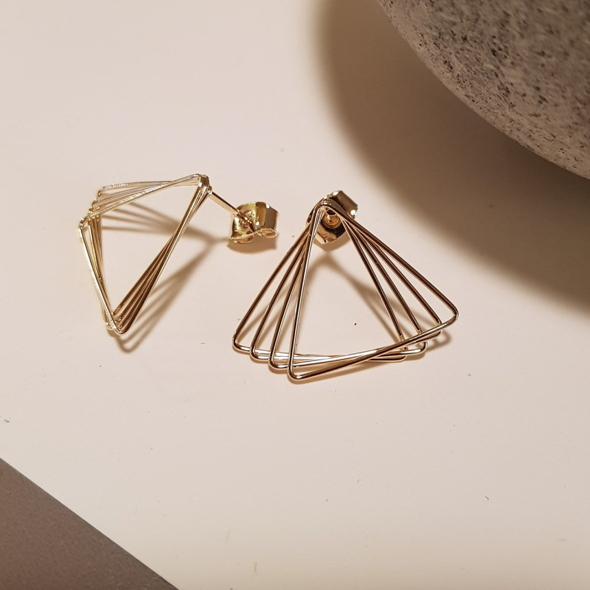 Dino Modern Drop Earrings 2color Geek Sik Dodgy St