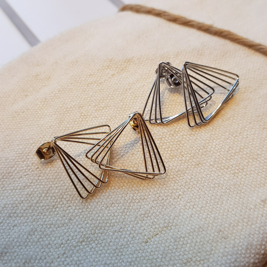 Dino Modern Drop Earrings 2color Geek Sik Dodgy St