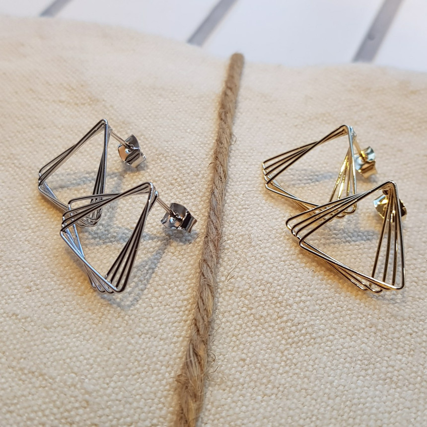 Dino Modern Drop Earrings 2color Geek Sik Dodgy St