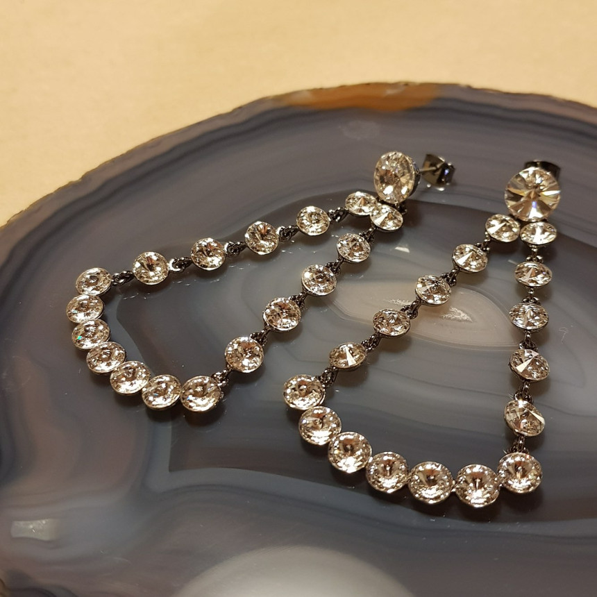 Kalina Swarovski Earrings Retro Lookmood Fashion N