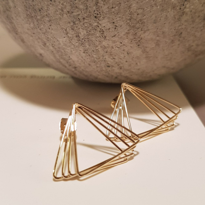 Dino Modern Drop Earrings 2color Geek Sik Dodgy St