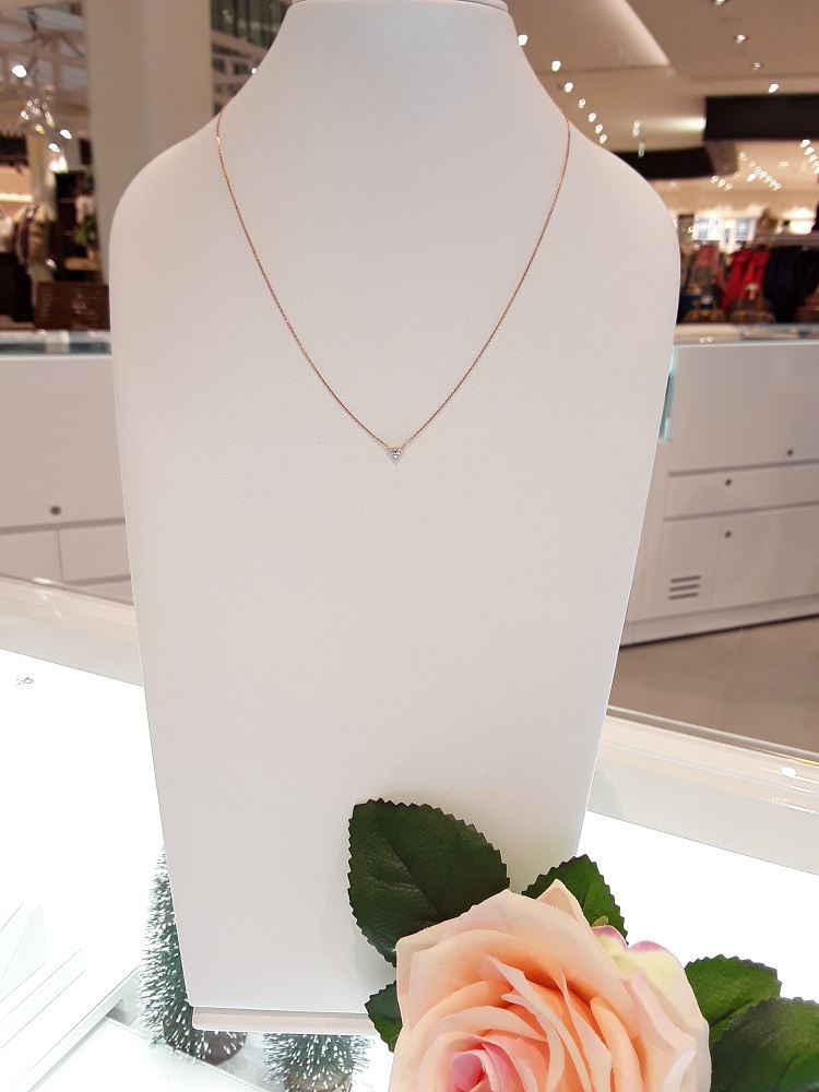 Stonehenge Rose Gold Necklace K0798 Daily Look Lux