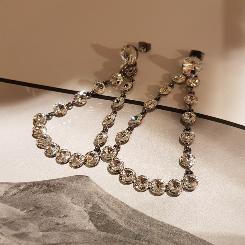 Kalina Swarovski Earrings Retro Lookmood Fashion N