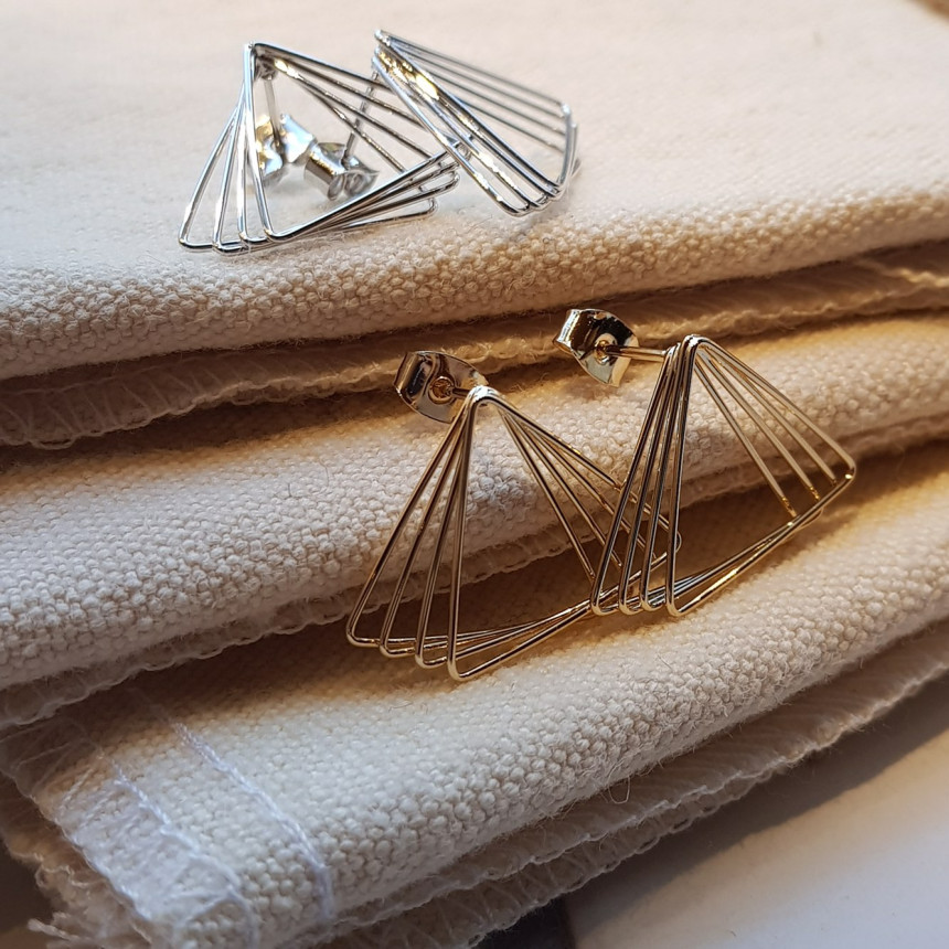 Dino Modern Drop Earrings 2color Geek Sik Dodgy St