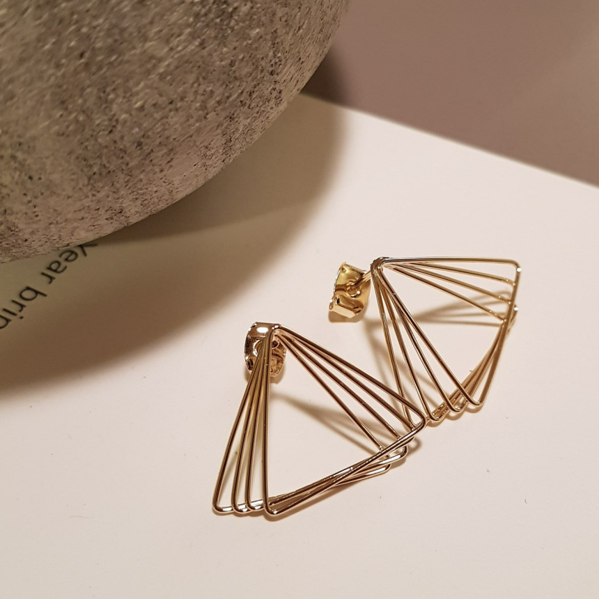 Dino Modern Drop Earrings 2color Geek Sik Dodgy St