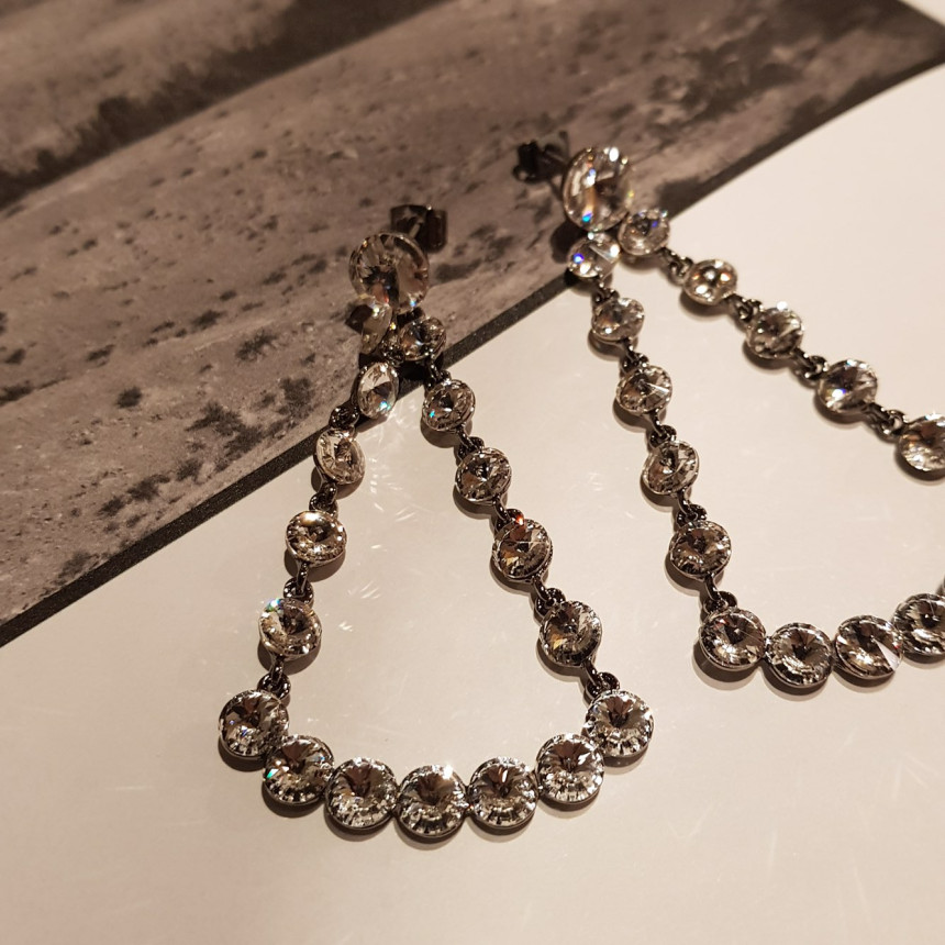 Kalina Swarovski Earrings Retro Lookmood Fashion N