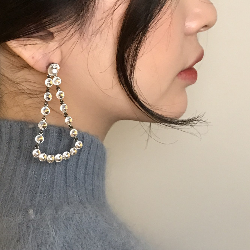 Kalina Swarovski Earrings Retro Lookmood Fashion N