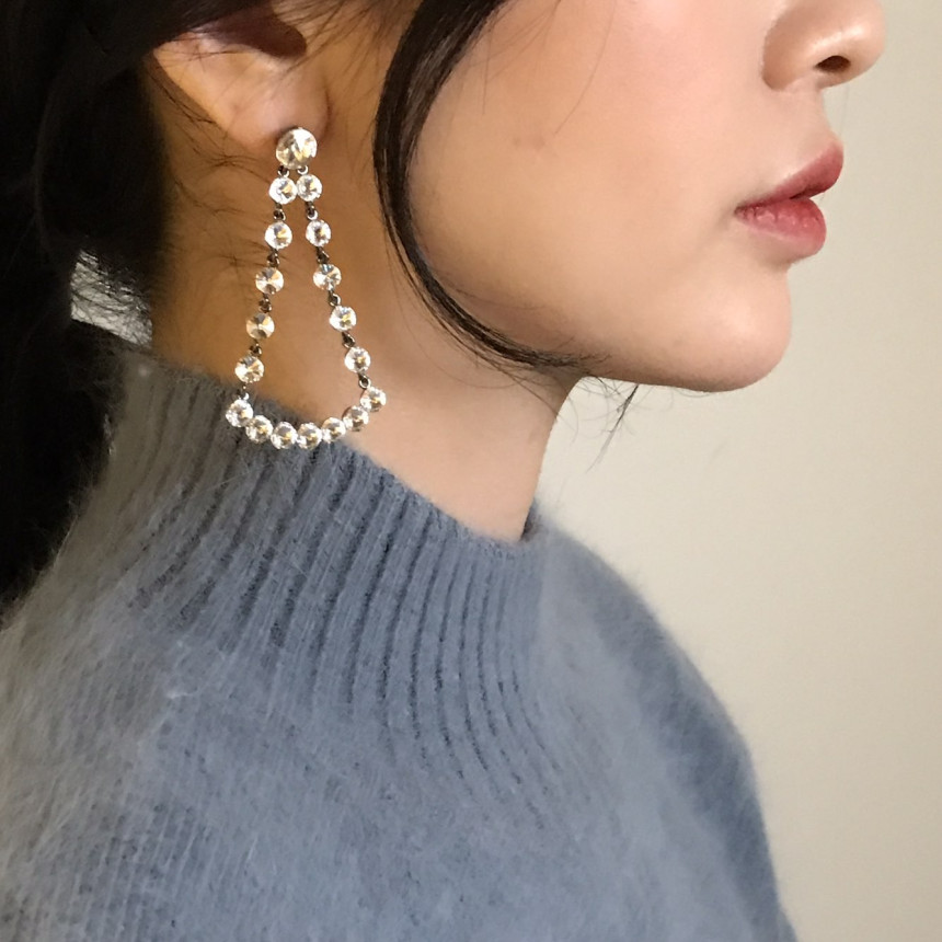 Kalina Swarovski Earrings Retro Lookmood Fashion N