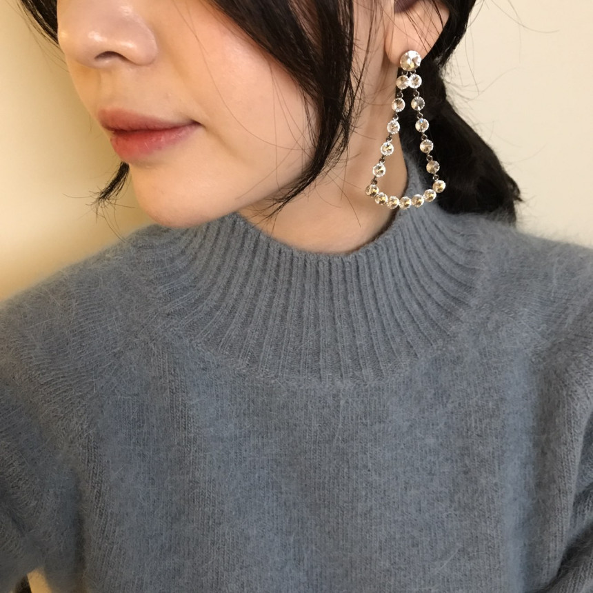 Kalina Swarovski Earrings Retro Lookmood Fashion N