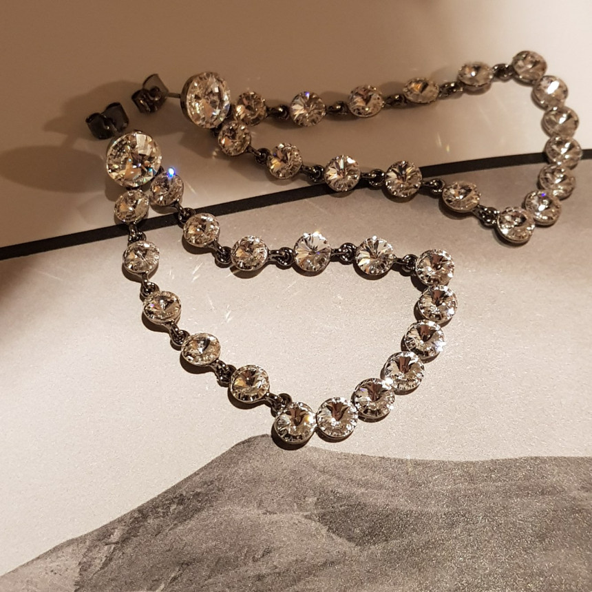 Kalina Swarovski Earrings Retro Lookmood Fashion N