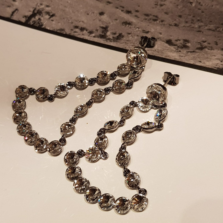 Kalina Swarovski Earrings Retro Lookmood Fashion N