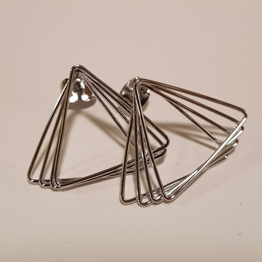 Dino Modern Drop Earrings 2color Geek Sik Dodgy St