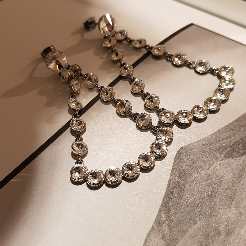 Kalina Swarovski Earrings Retro Lookmood Fashion N