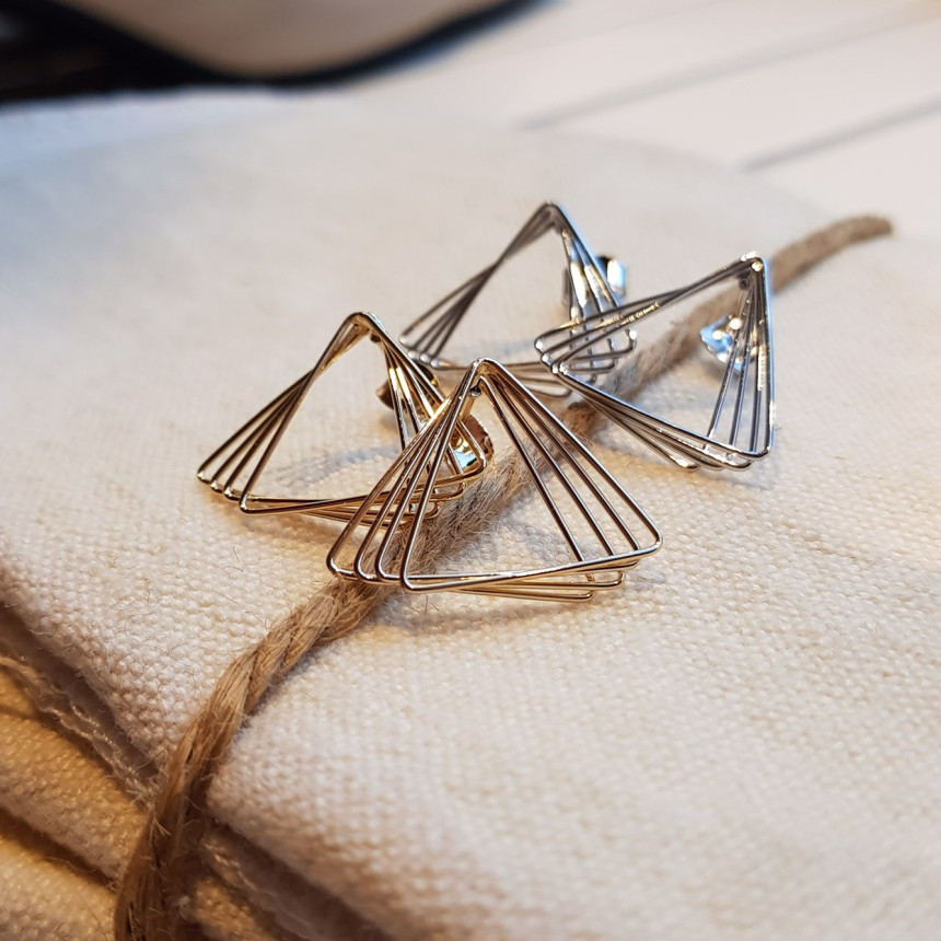 Dino Modern Drop Earrings 2color Geek Sik Dodgy St