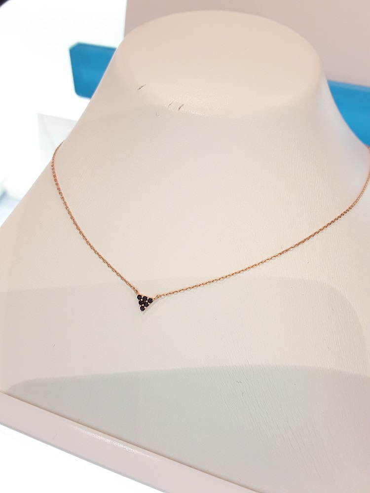 Stonehenge Rose Gold Necklace K0800