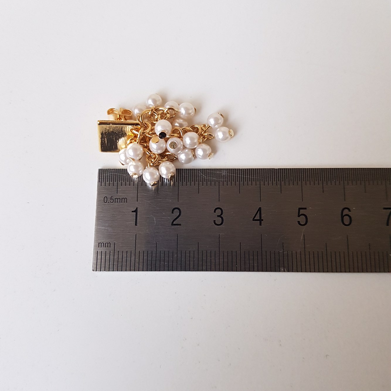 Aiina Pearl Song Drop Earrings Wedding Look Office