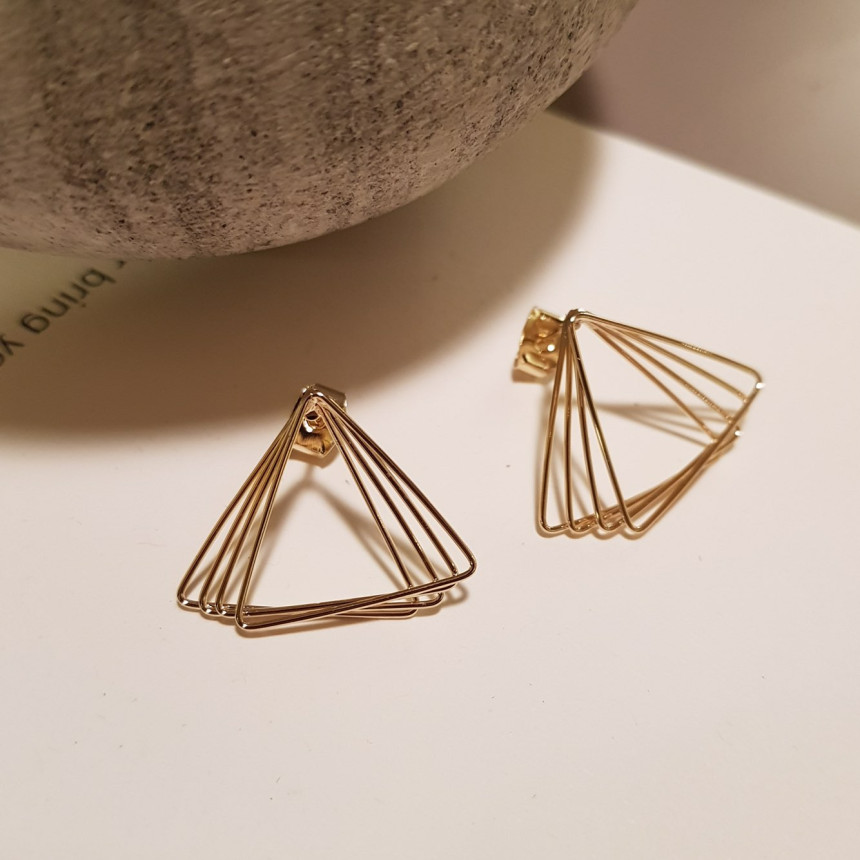 Dino Modern Drop Earrings 2color Geek Sik Dodgy St