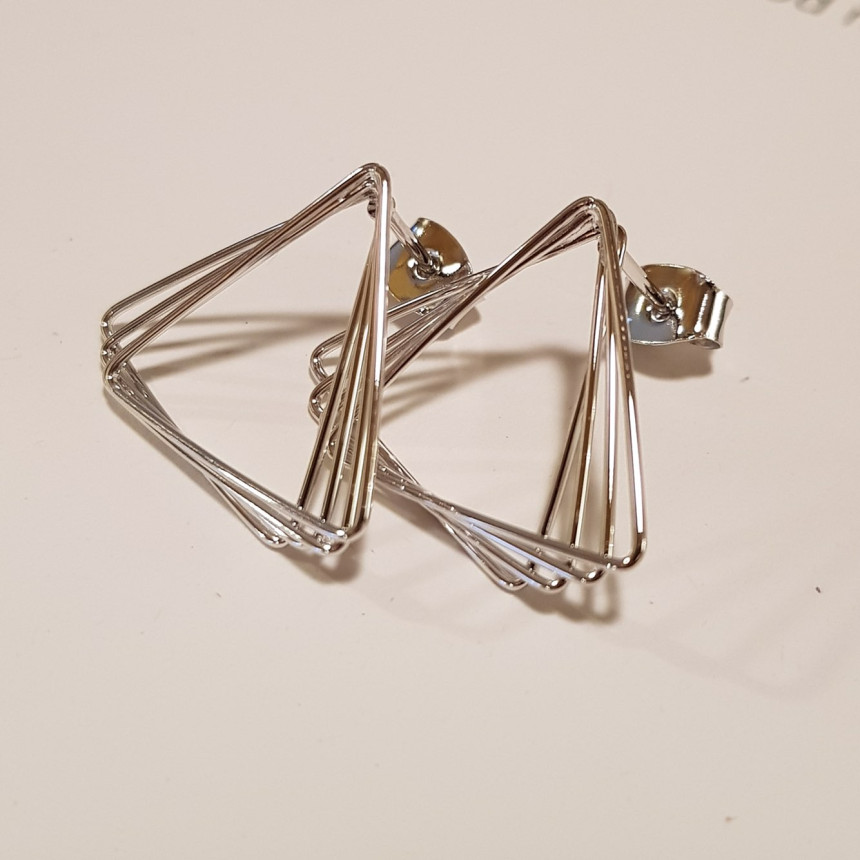 Dino Modern Drop Earrings 2color Geek Sik Dodgy St