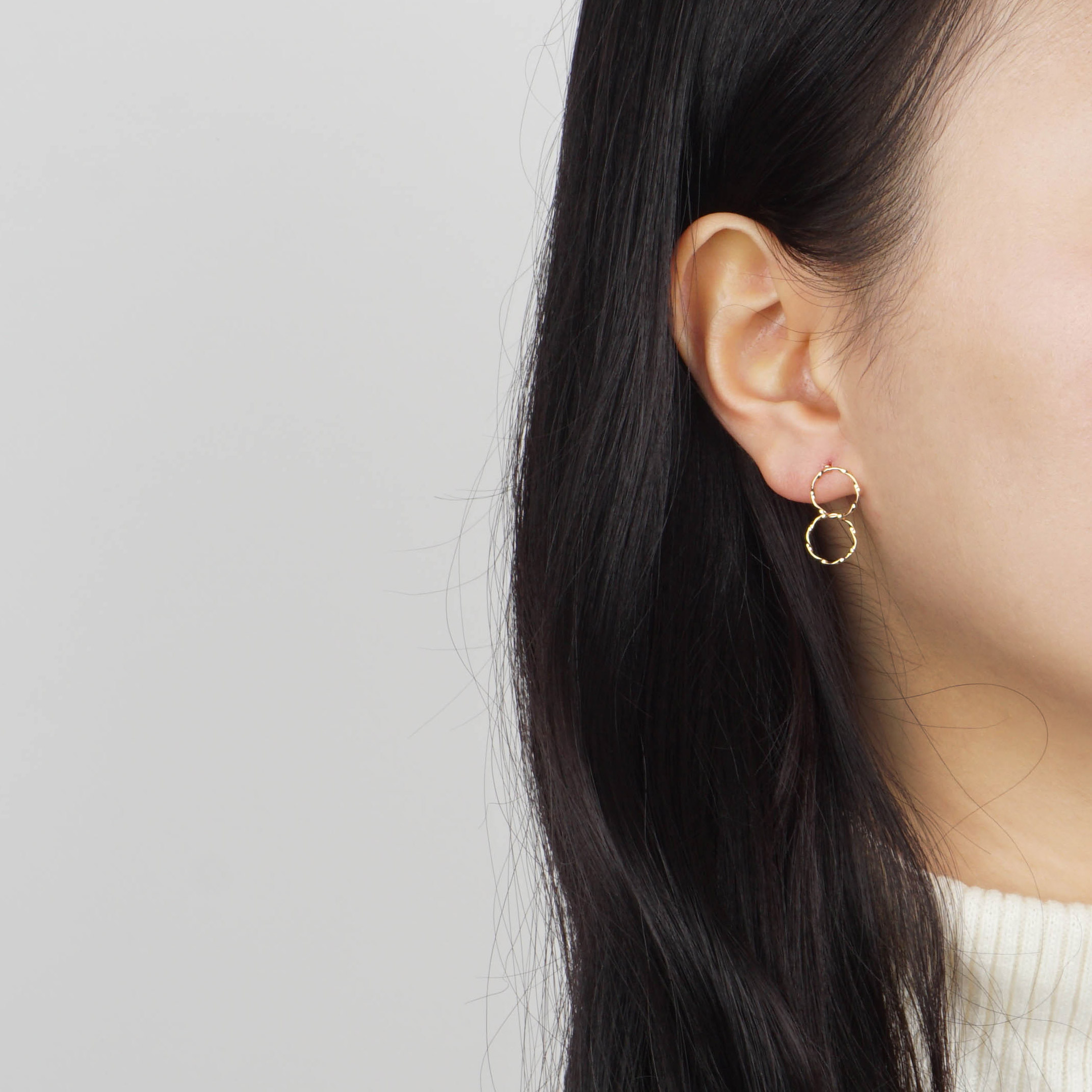 Simple earrings 10 species 3,000 yen Women's Da