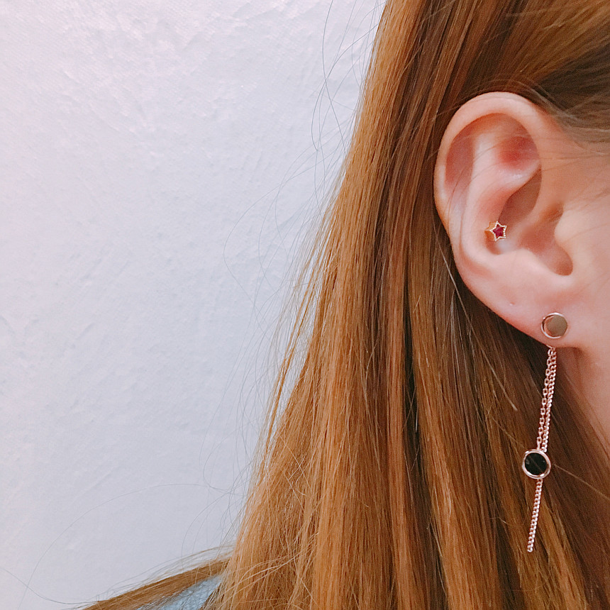 Lucie Annie Earrings 2color LKJ1006 Attractive wom