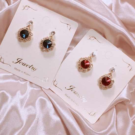 Fashionable Cubic Earrings Point Cycle Good Bling 