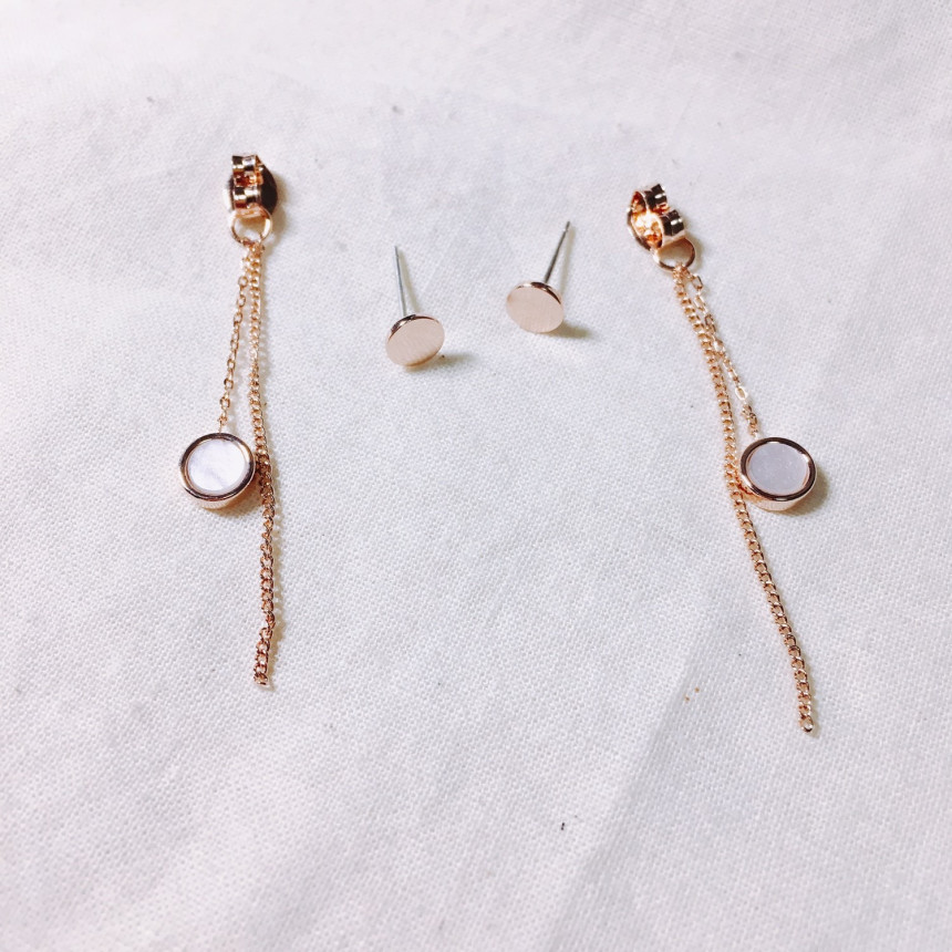 Lucie Annie Earrings 2color LKJ1006 Attractive wom